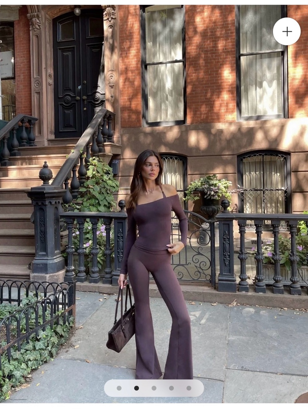 CSB Form Invisible Scrunch Flare Leggings | Espresso S - Picture 2 of 9